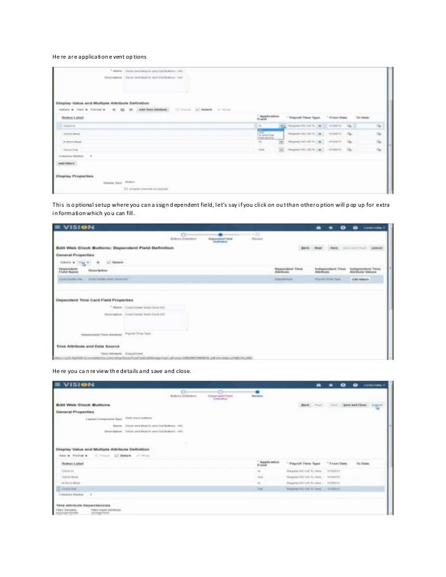 Oracle Fusion  Clock Setup(Oracle Time and Labor)