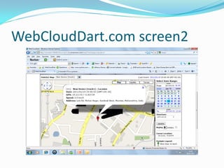 WebCloudDart.com screen2
 