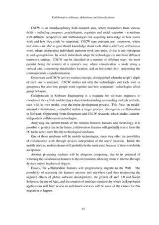 Web Collaboration for Software Engineering (Msc Thesis) | PDF