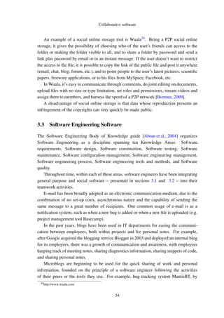Web Collaboration for Software Engineering (Msc Thesis) | PDF