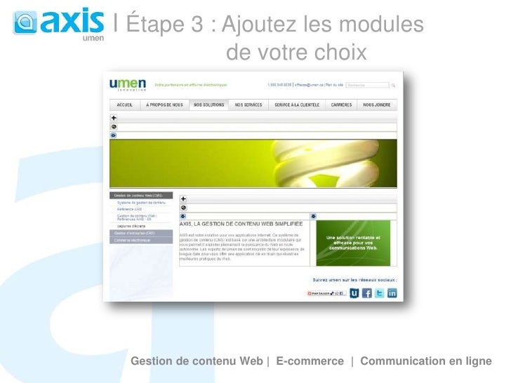 Systeme De Gestion De Contenu Axis