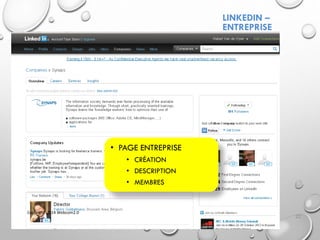 22
• PAGE ENTREPRISE
• CRÉATION
• DESCRIPTION
• MEMBRES
LINKEDIN –
ENTREPRISE
Copyright 2014 Webcom2.0
 