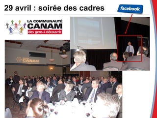 29 avril : soirée des cadres 