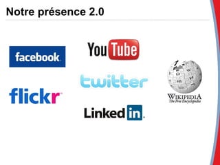 Notre présence 2.0 No Policy 50,70% 