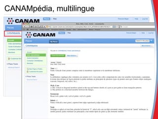 CANAMpédia, multilingue 