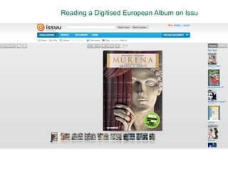 Reading a Digitised European Album on Issu
