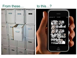 From these…to this…?