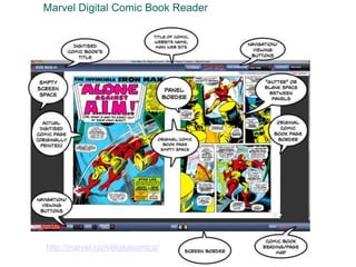 Marvel Digital Comic Book Reader<br />http://marvel.com/digitalcomics/<br />