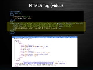 HTML5 Tag <video>
 