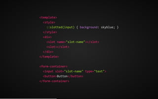 Web Components 2016 & Polymer v2