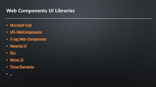 Web components | PPT