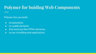 Web components - An Introduction | PDF