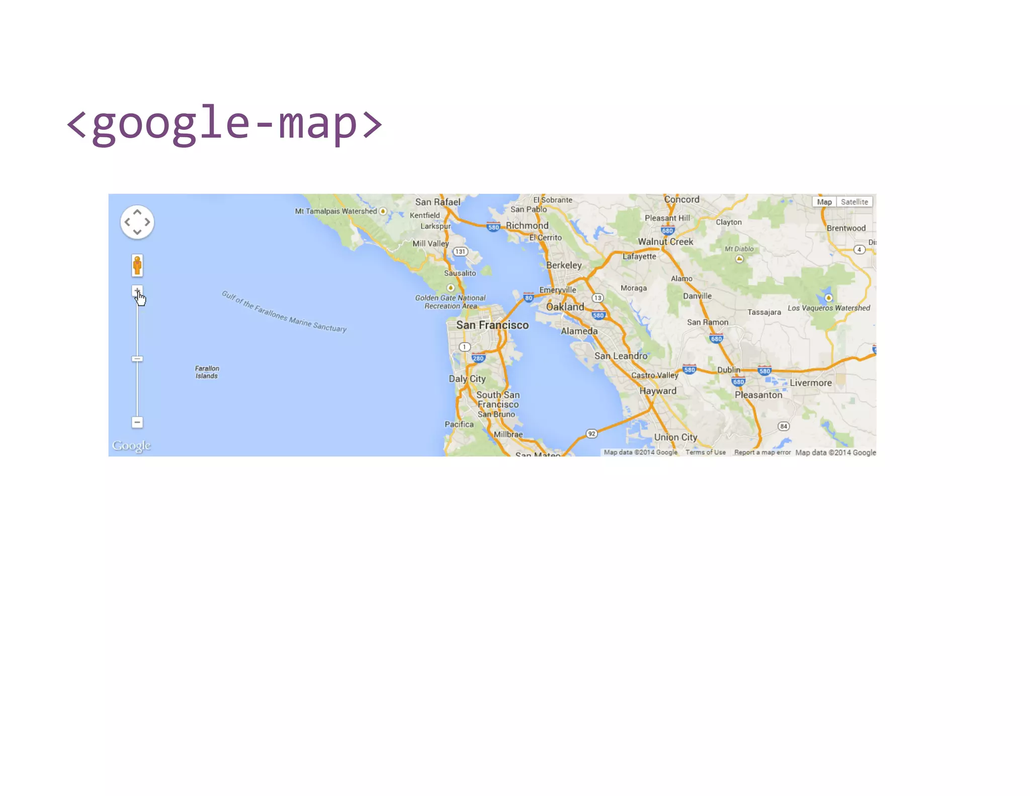 <google‐map>
 