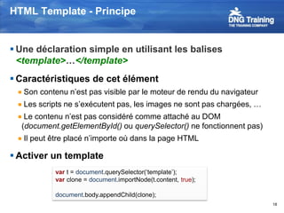 Introduction aux Web components (DNG Consulting)