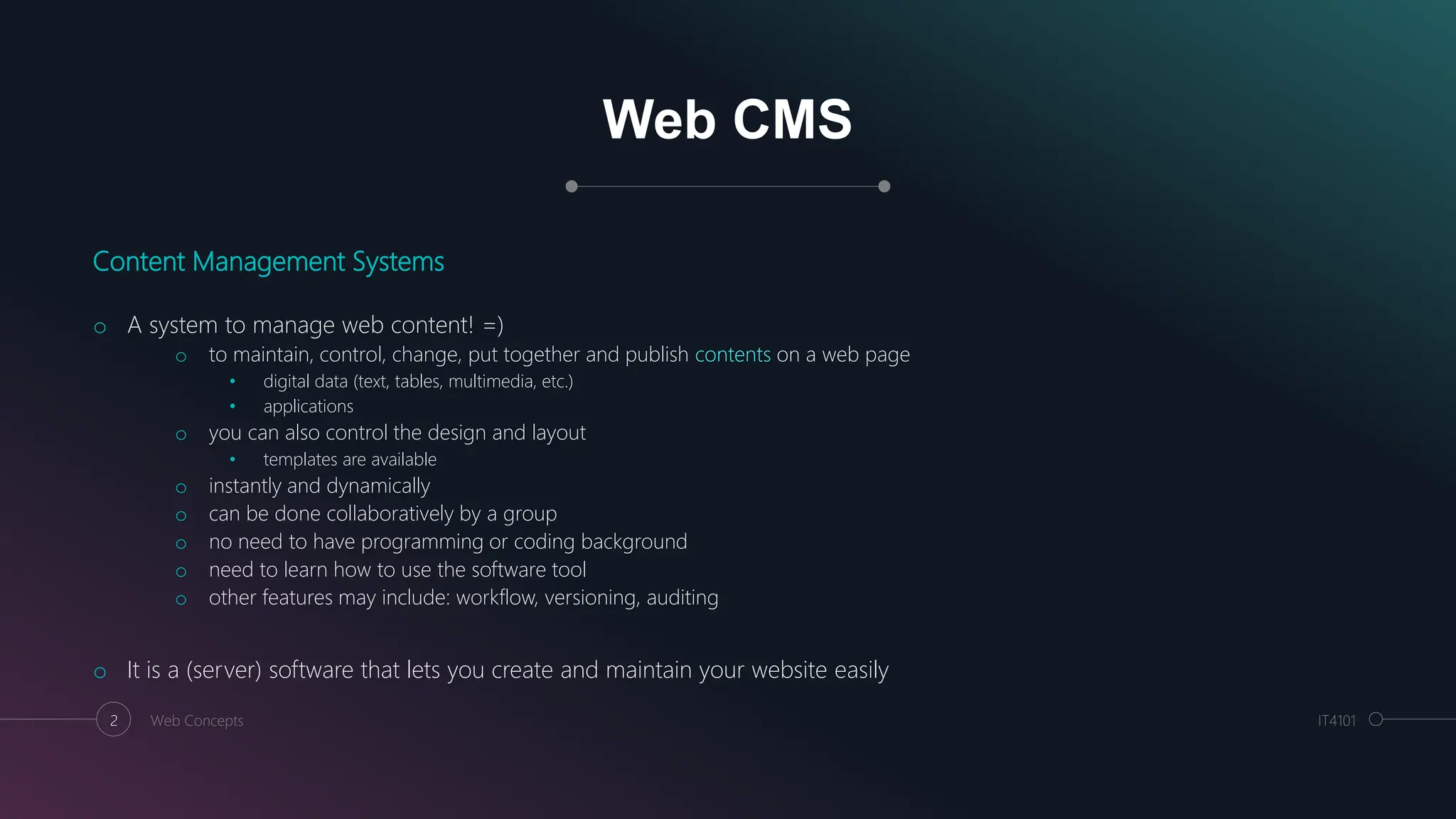 Web Concepts for professionals in information technology _Lec6.pptx