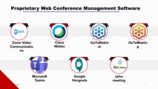 Web conference management software | PPTX