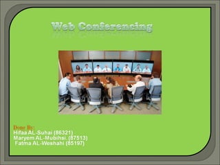 Web conferencing