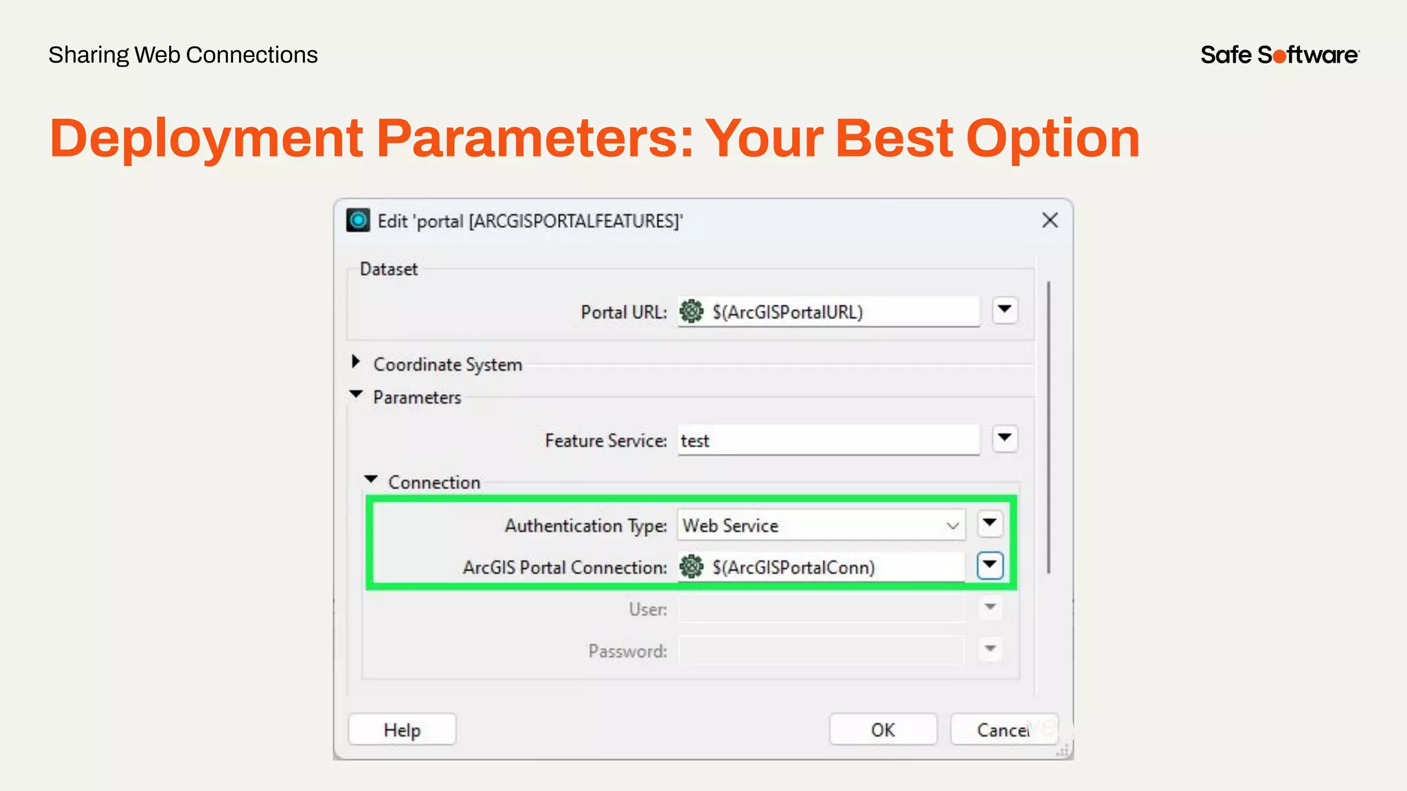 Deployment Parameters:Your Best Option
Sharing Web Connections
very nice!
 