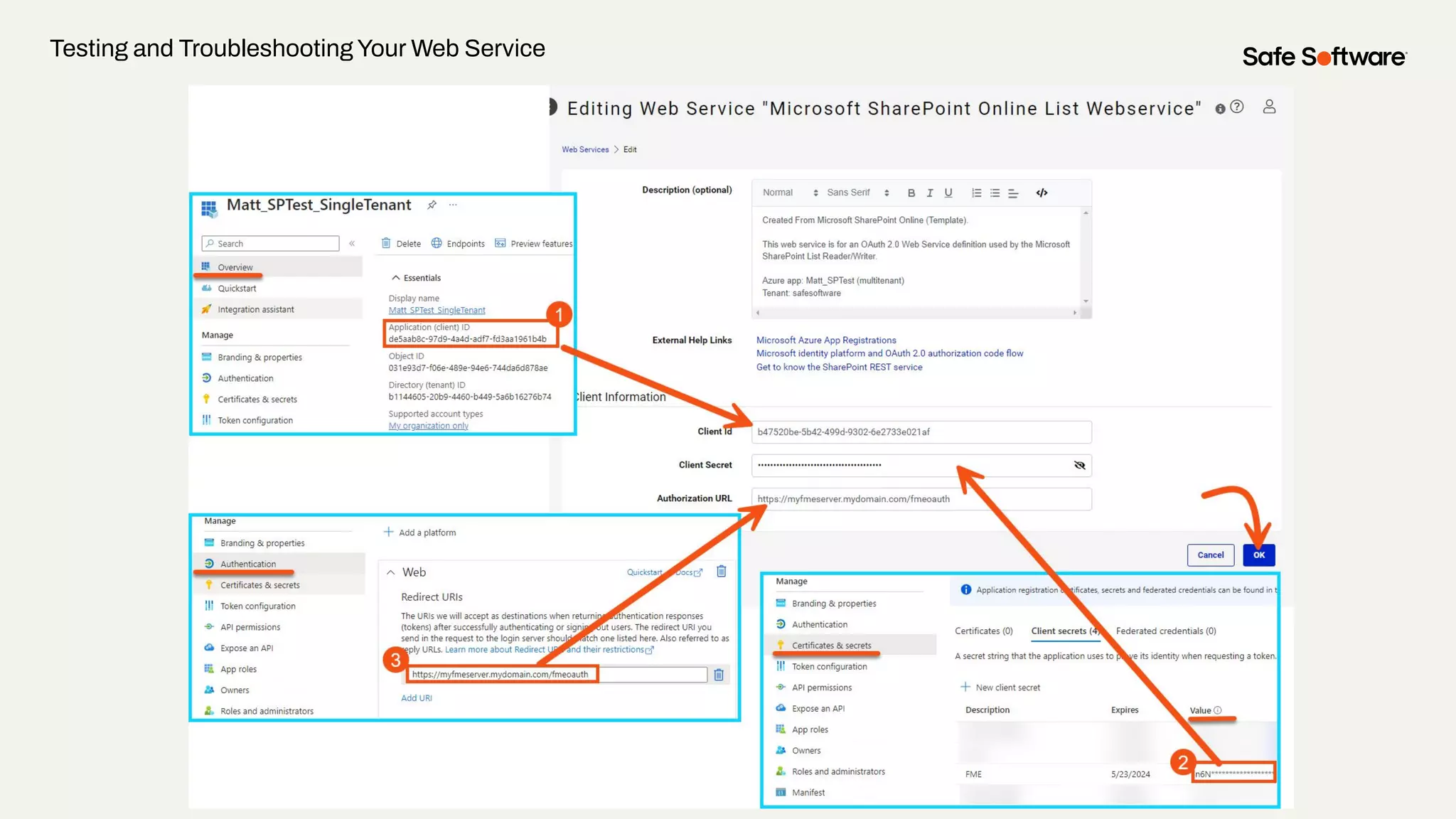 Testing and Troubleshooting Your Web Service
 