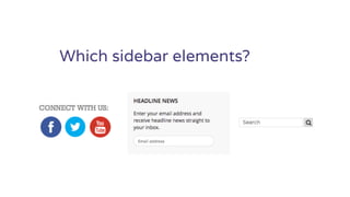 Which sidebar elements?
 