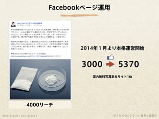 1年間で100万PV増やしたコンテンツ運用と最適化｜写真素材サイトぱくたそ