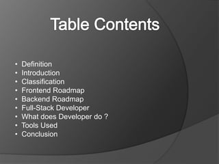 Web Development Introduction for beginners | PPTX