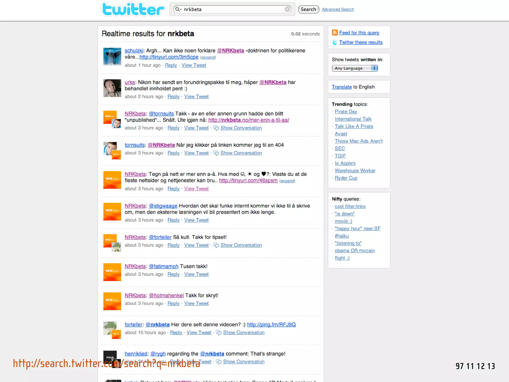 NRKbeta - Webdagene 2008