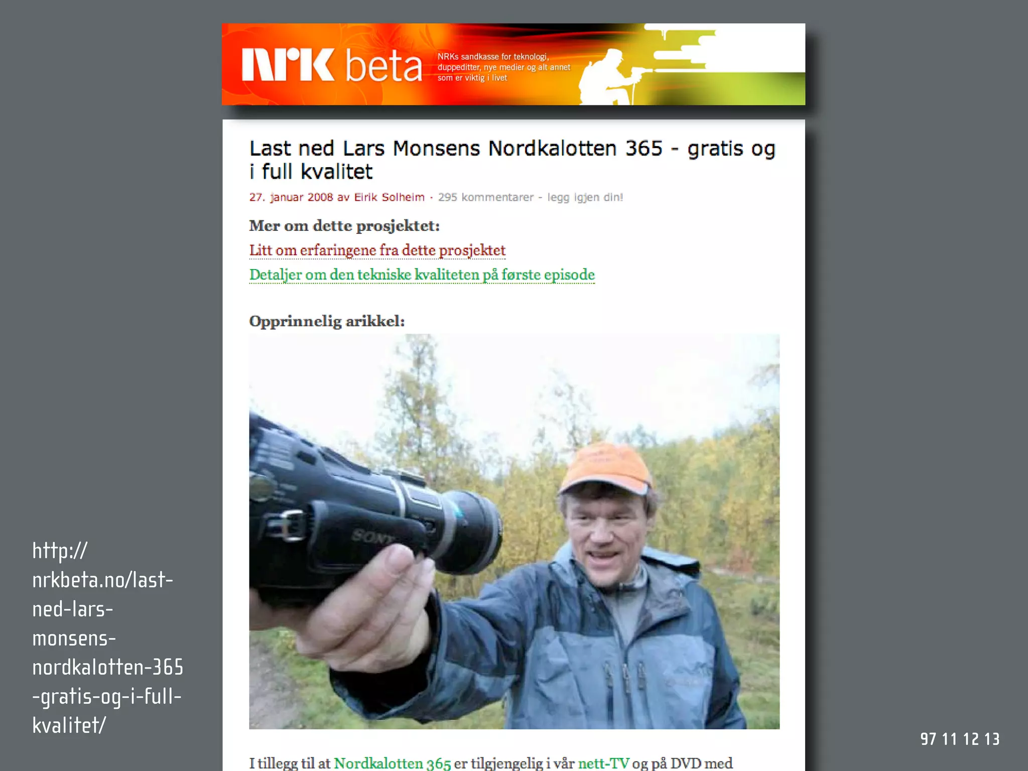 NRKbeta - Webdagene 2008