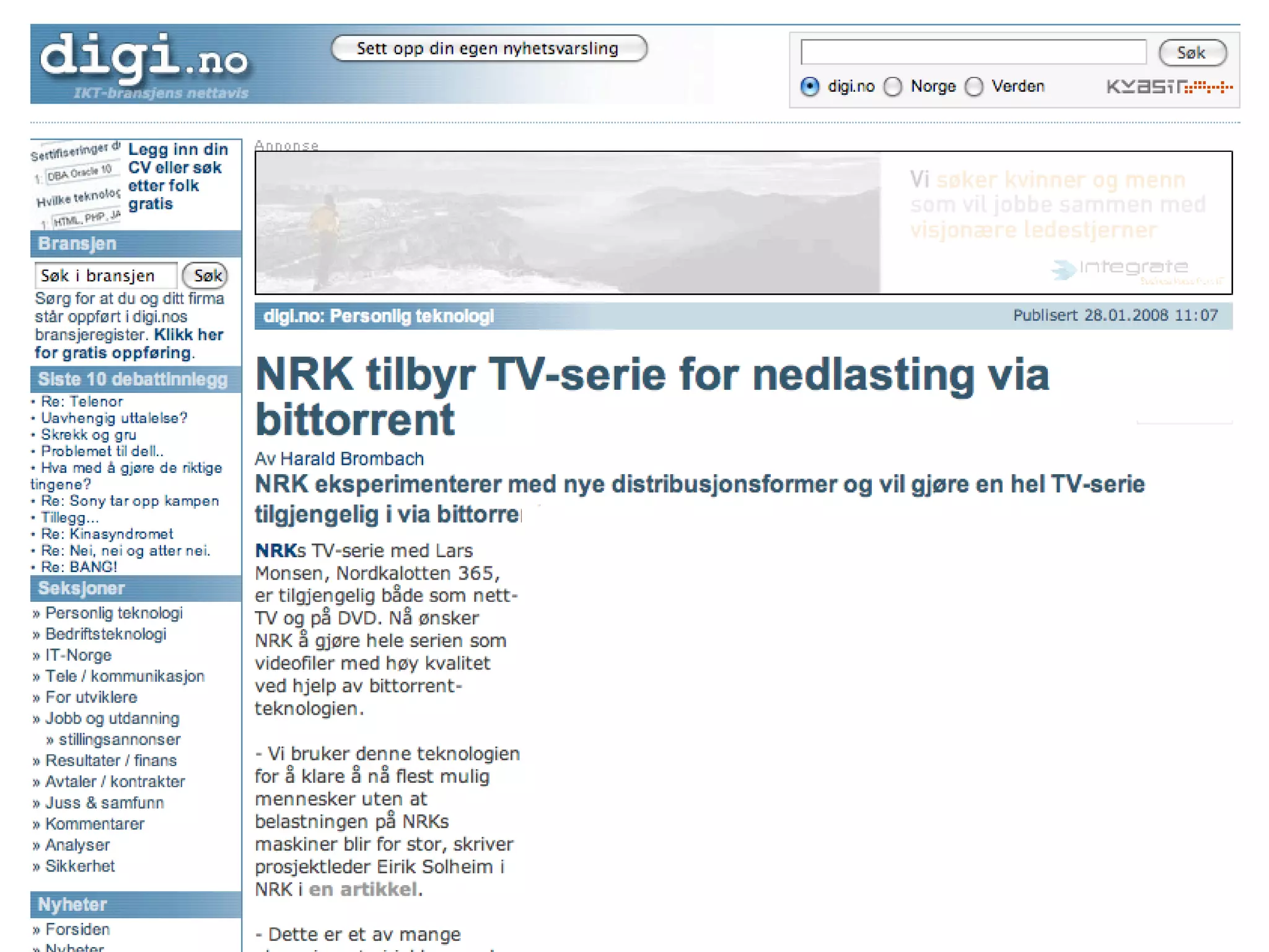 NRKbeta - Webdagene 2008