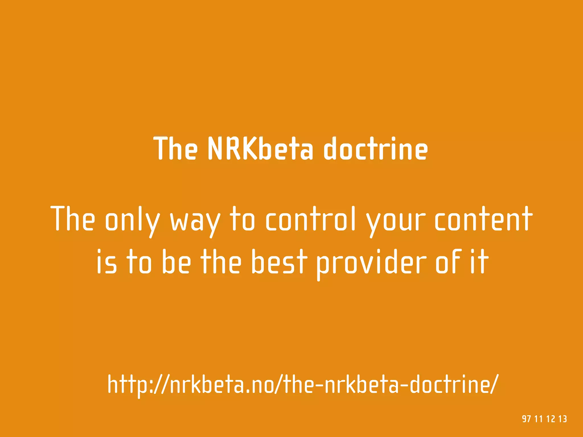 NRKbeta - Webdagene 2008