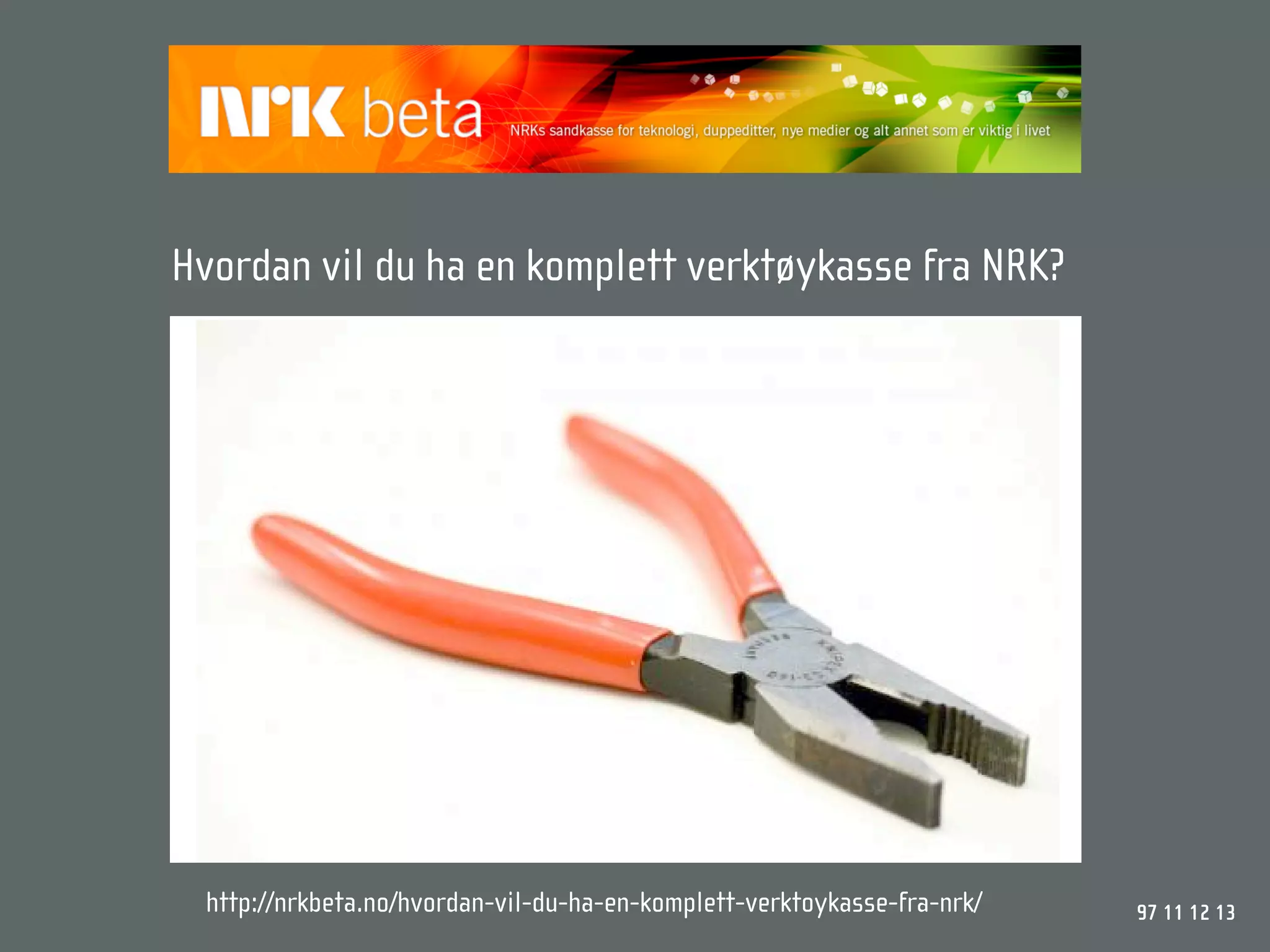 NRKbeta - Webdagene 2008