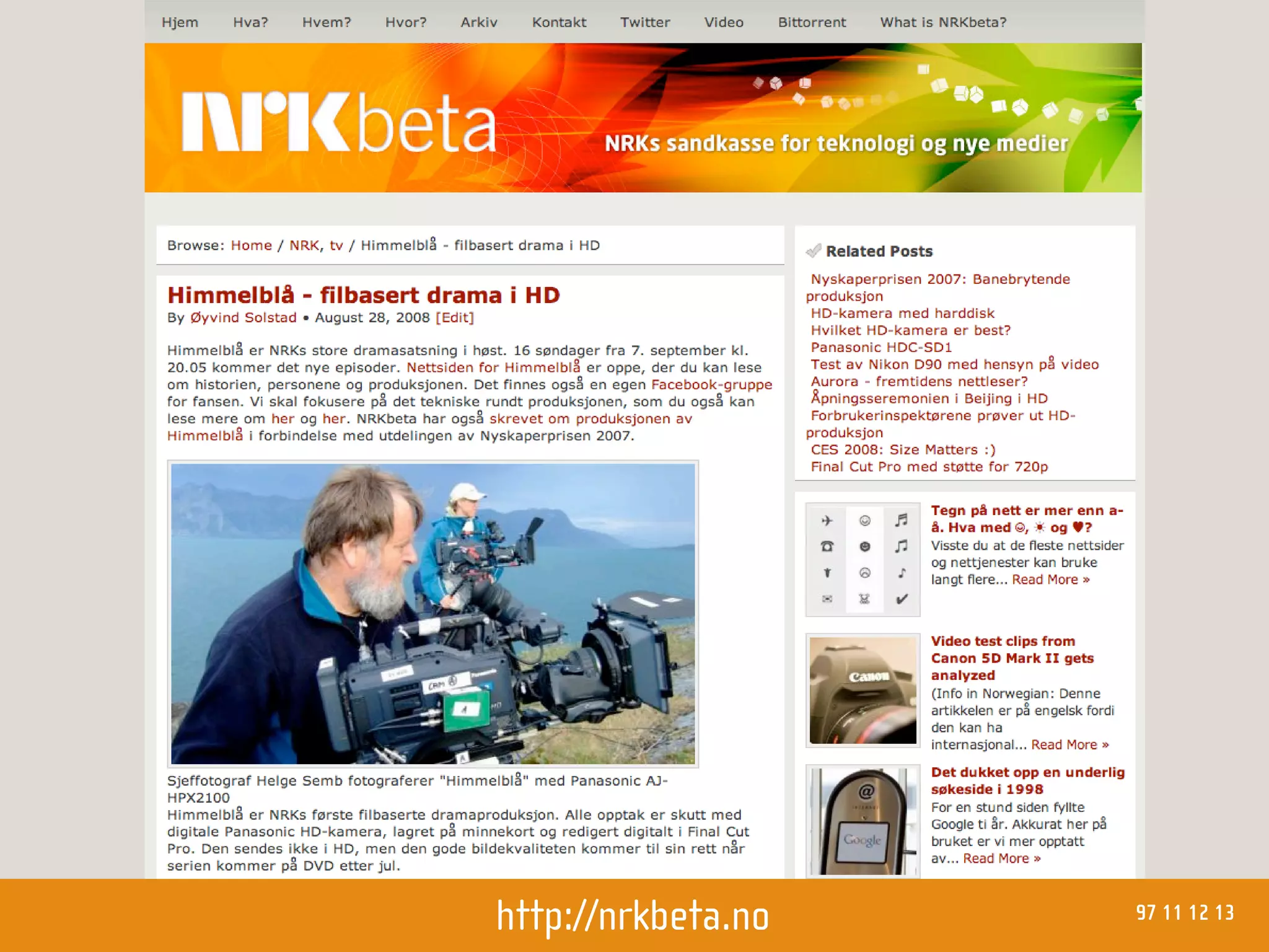 NRKbeta - Webdagene 2008