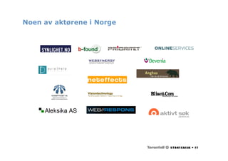 Webdagene2007 Roar Eriksen Sokemotoroptimalisering