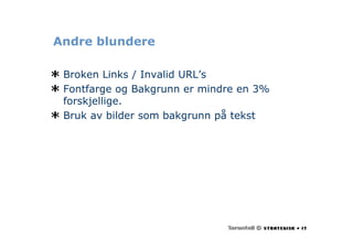 Webdagene2007 Roar Eriksen Sokemotoroptimalisering