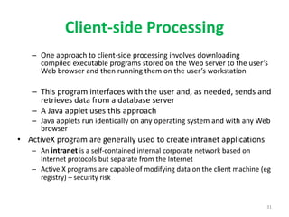 Web Database | PPTX