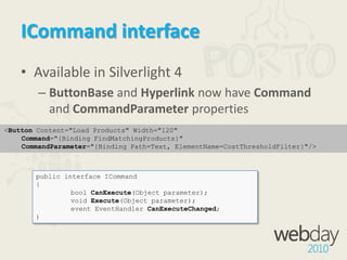 Don’t look up!View only knows ViewModelViewModel only knows ModelThe Model stands alone