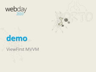 Tools to make it simpleThere are several tools available:Prismwww.codeplex.com/CompositeWPFCaliburnwww.codeplex.com/caliburnSilverlight.FXprojects.nikhilk.net/SilverlightFXMVVM Light Toolkitwww.codeplex.com/mvvmlightYou can build your own MVVM frameworkComparison list at http://www.japf.fr/silverlight/mvvm/index.html