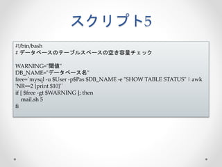 Web Dbの監視