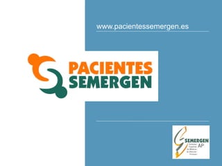www.pacientessemergen.es
 