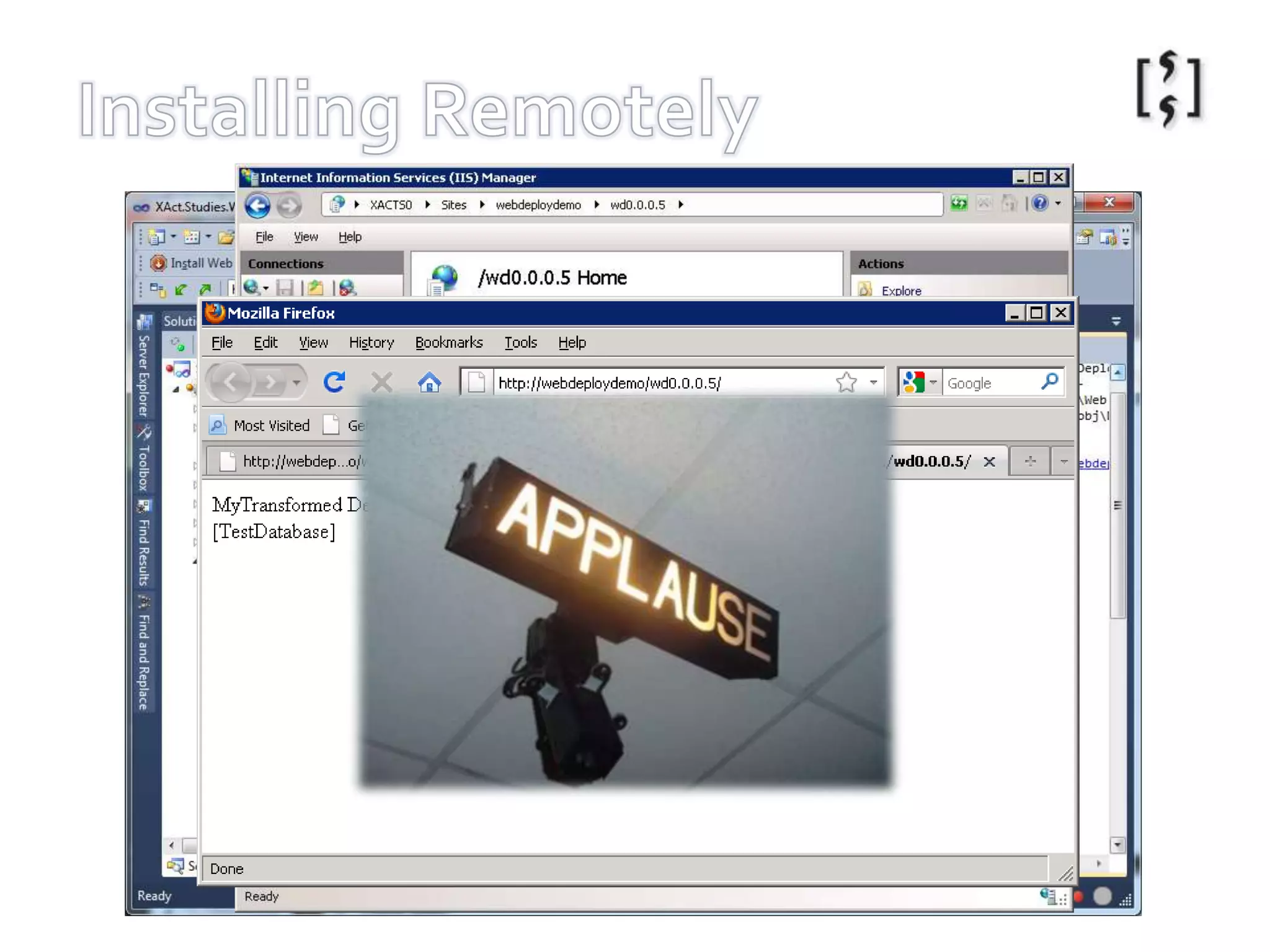 The Installed Website