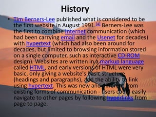 With growing specialization within communication design and information technology fields, there is a strong tendency to draw a clear line between web design specifically for web pages and web development for the overall logistics of all web-based services.Accessible Web design