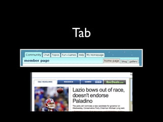 Tab
 