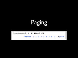 Paging
 