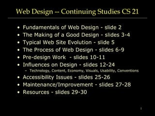 Web design | PPT
