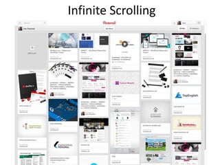 Infinite Scrolling
 