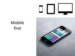 Mobile
first
 