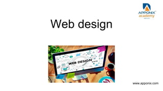 Web design
 