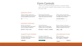 Form Controls
 
