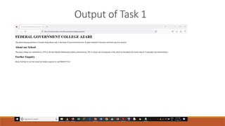 Output of Task 1
 