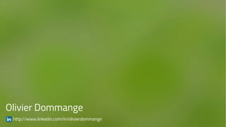 Olivier Dommange 
http://www.linkedin.com/in/olivierdommange 
